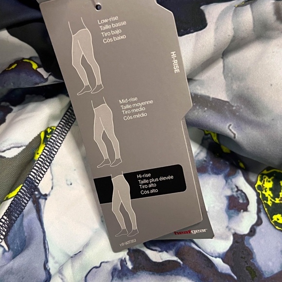 Under Armour Women's HeatGear Training Legging 1352180-497 Blue Ink NWT Size M - Picture 9 of 14